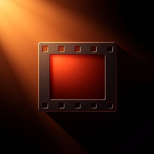Film strip icon representing video editing services